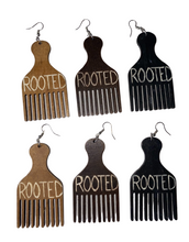 Load image into Gallery viewer, Rooted Pick Comb Earrings
